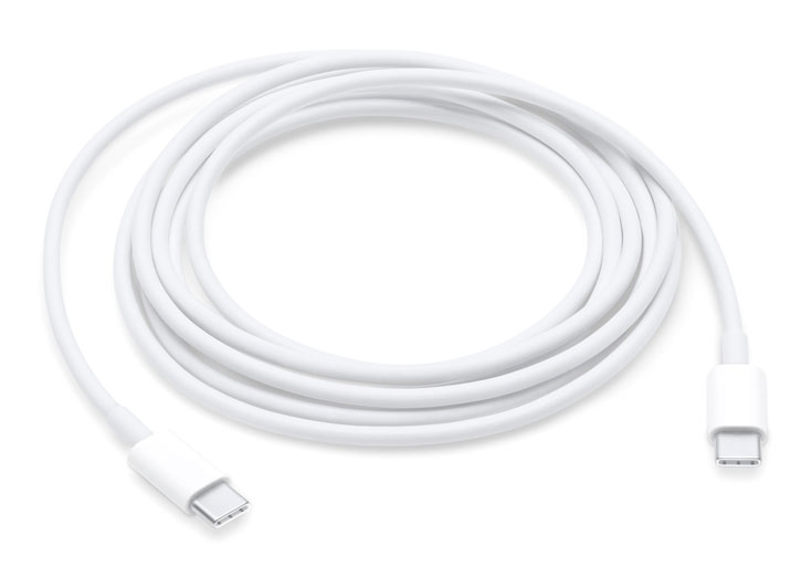 Câble USB-C vers USB-C (2m) - Blanc