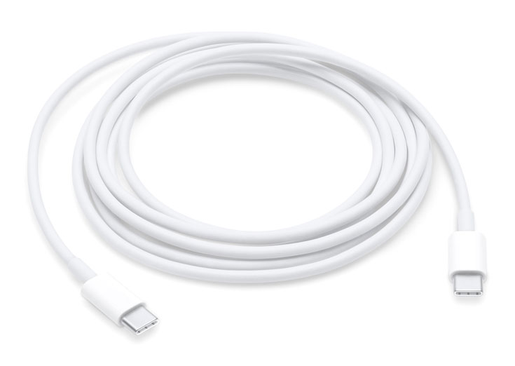 Câble USB-C vers USB-C (2m) - Blanc
