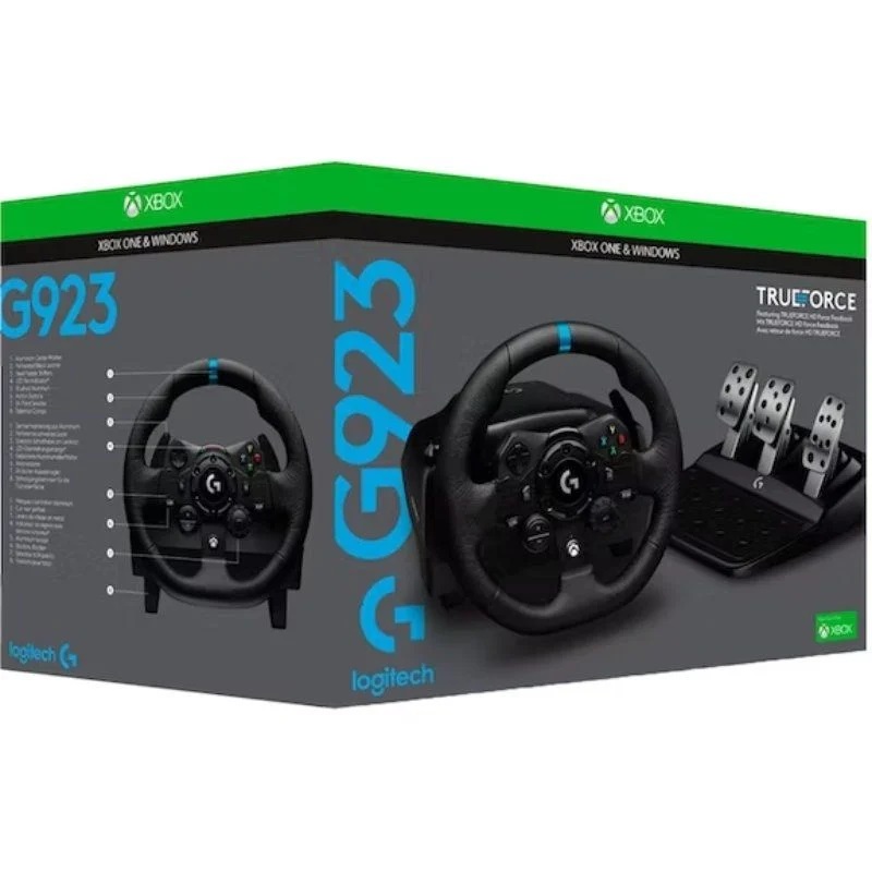 Volant de simulation de course G923 TRUEFORCE Logitech pour Xbox